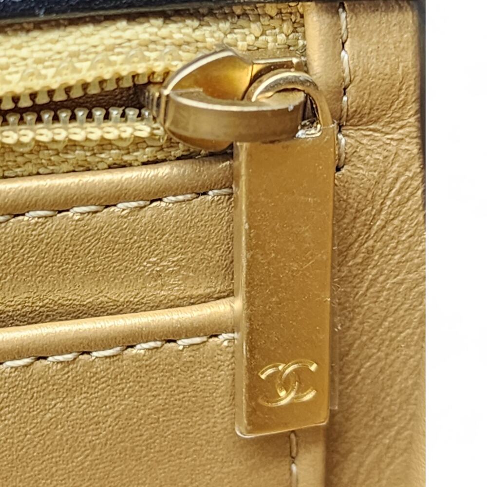 Chanel Quilted Lambskin Leather Pearl Crush Mini Flap Bag in Black - Picture 13 of 14